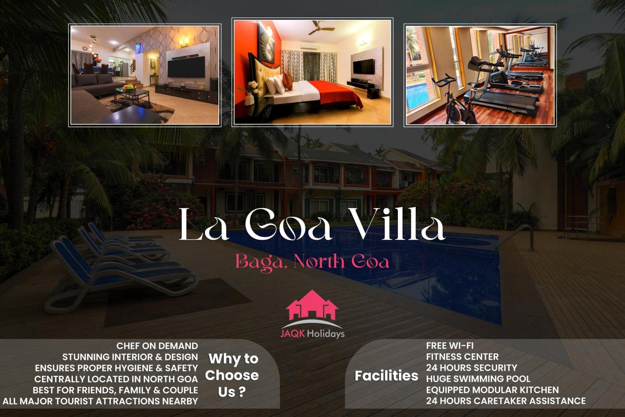 La Goa Villa - 4BHK, Baga Esterno foto